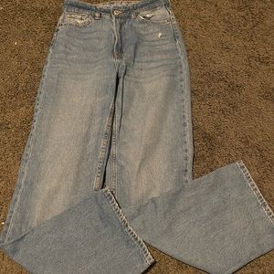 H&M Loose Straight High Rise Jean